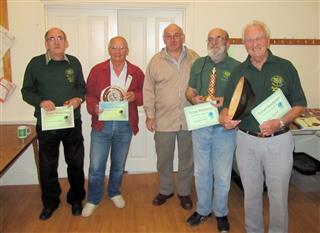 September meeting certificate winners